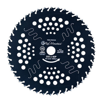 Red Mountain Light – TURBO cirkular za trimer 255 mm, 40 zuba, 25,4 mm rupa, 1,25 mm tijelo, 2 mm vrh